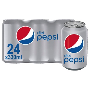 بيبسي كانز دايت ستار 330مل*24
