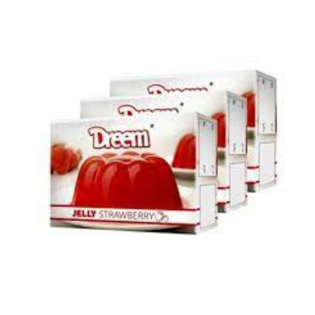 دريم جيلي فراوله 70جرام* 12علبه