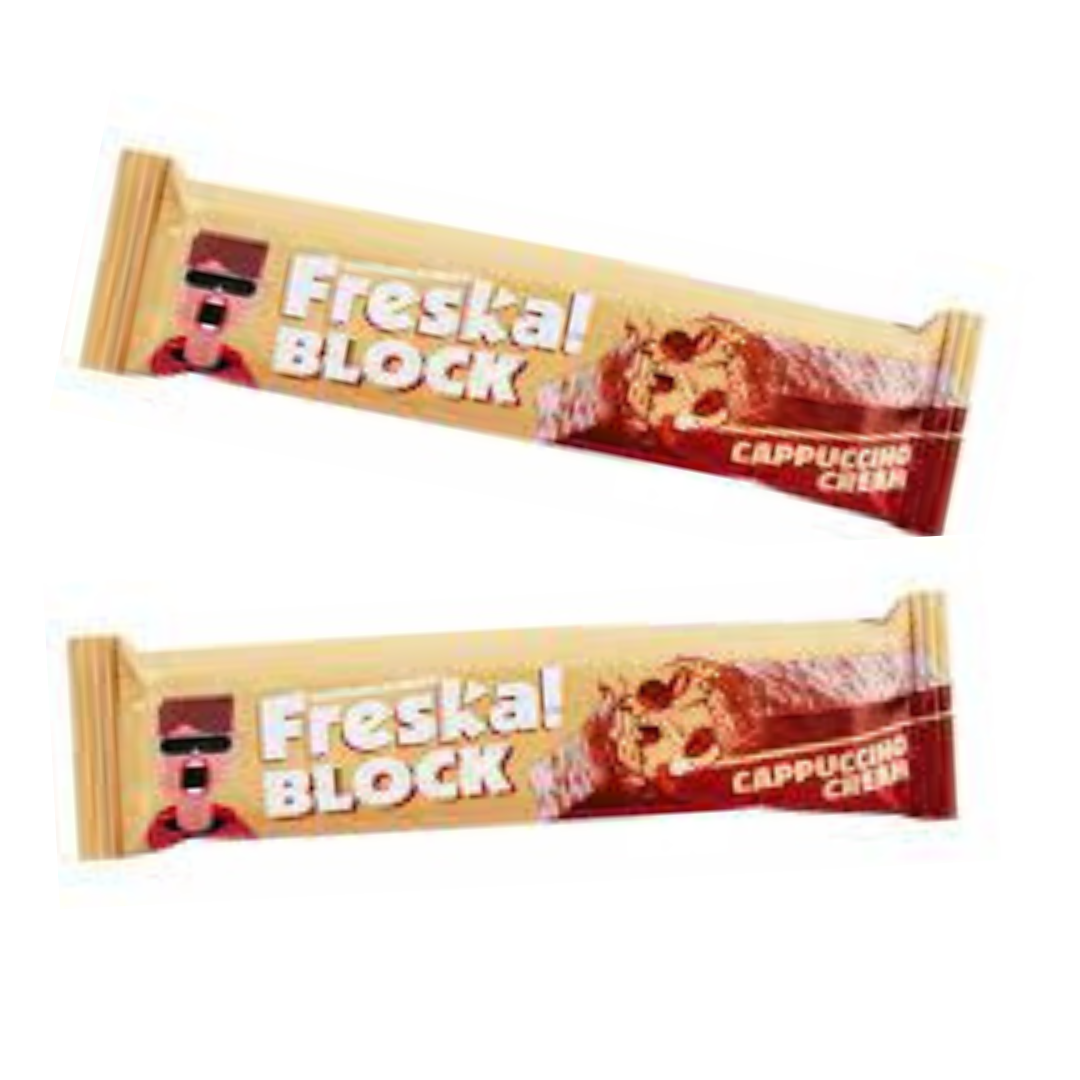 فرسكا بلوك 7 جنيه قهوه  * 12علبه