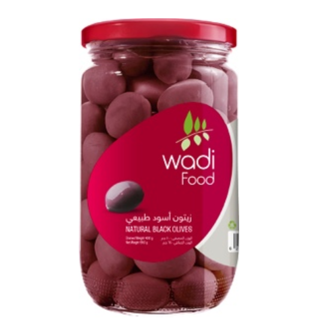 وادي فود زيتون اسود كامل برطمان 650 جرام*6