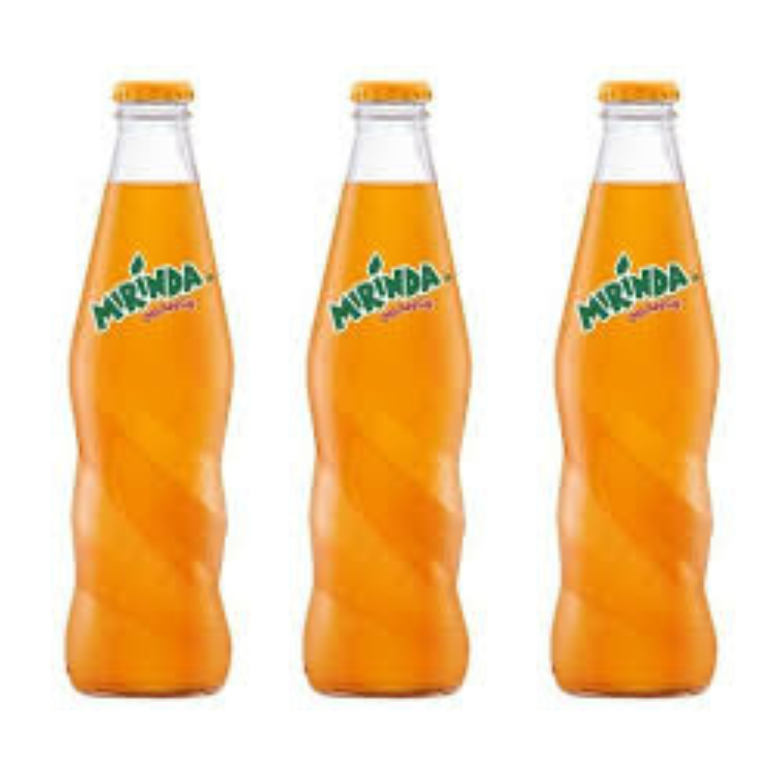 ميرندا برتقال زجاج هضبه 300مل * 12