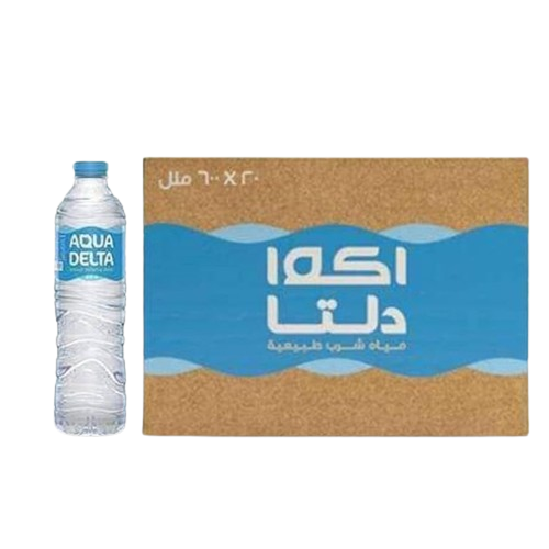 اكوا دلتا مياه 600مل*20