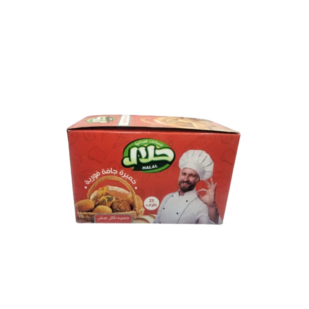 حلال خميره 25ظرف*12ع