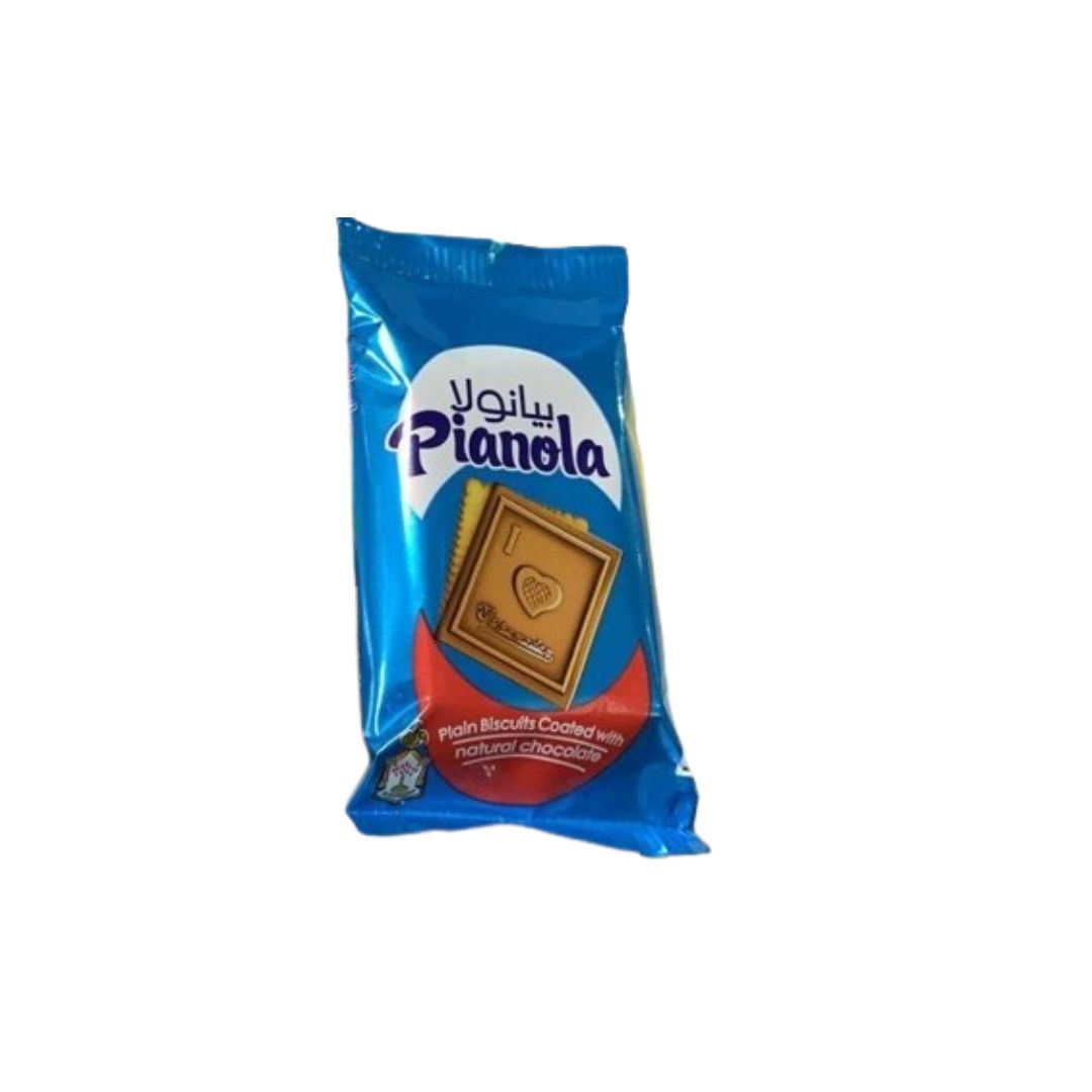 بيانولا بسكويت مغطي بالشيكولاته *12