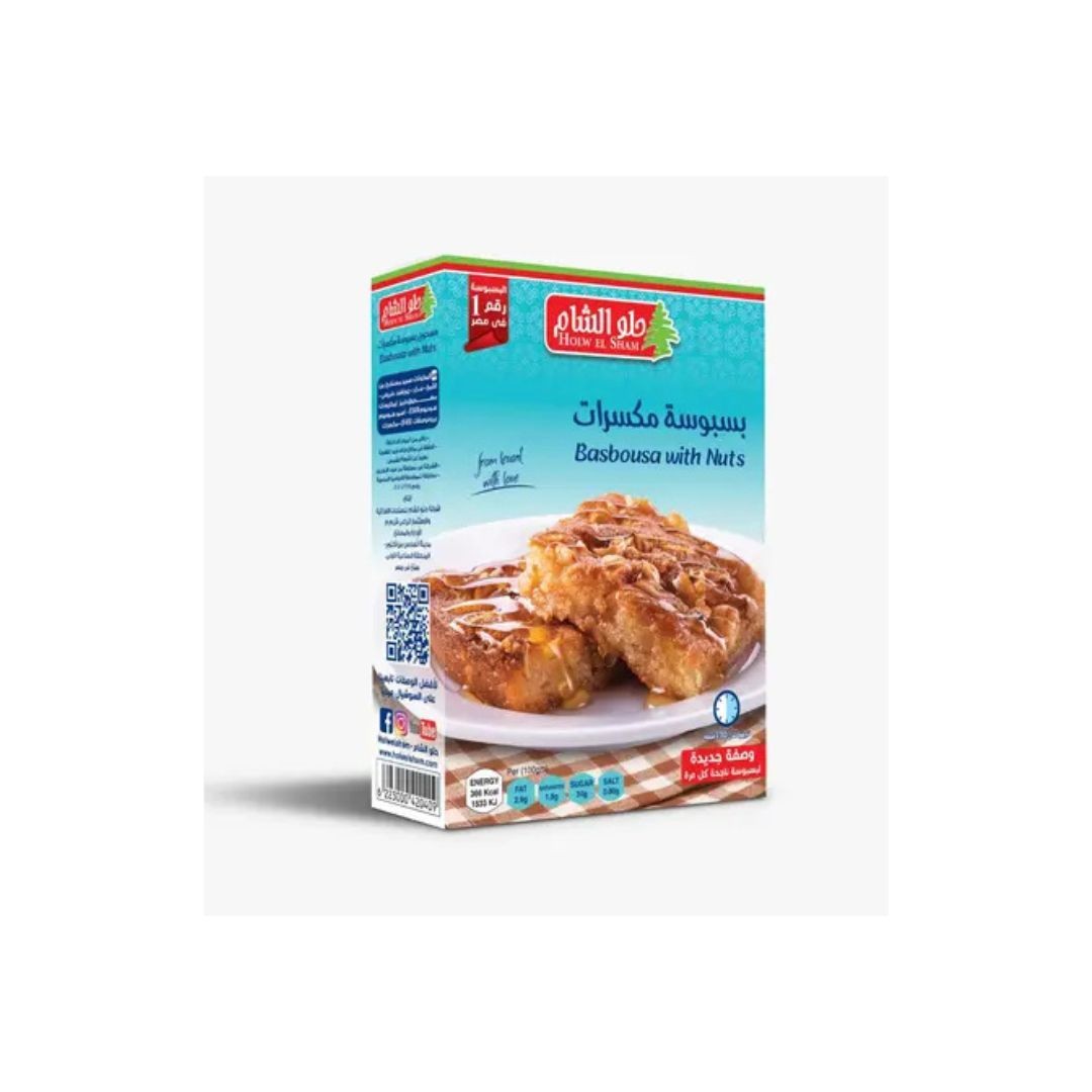 حلو الشام بسبوسه مكسرات 410جرام*24