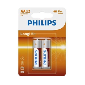 فيليبس بطاريه قلم لونج لايف 2 قطعه*12 مجوعه
