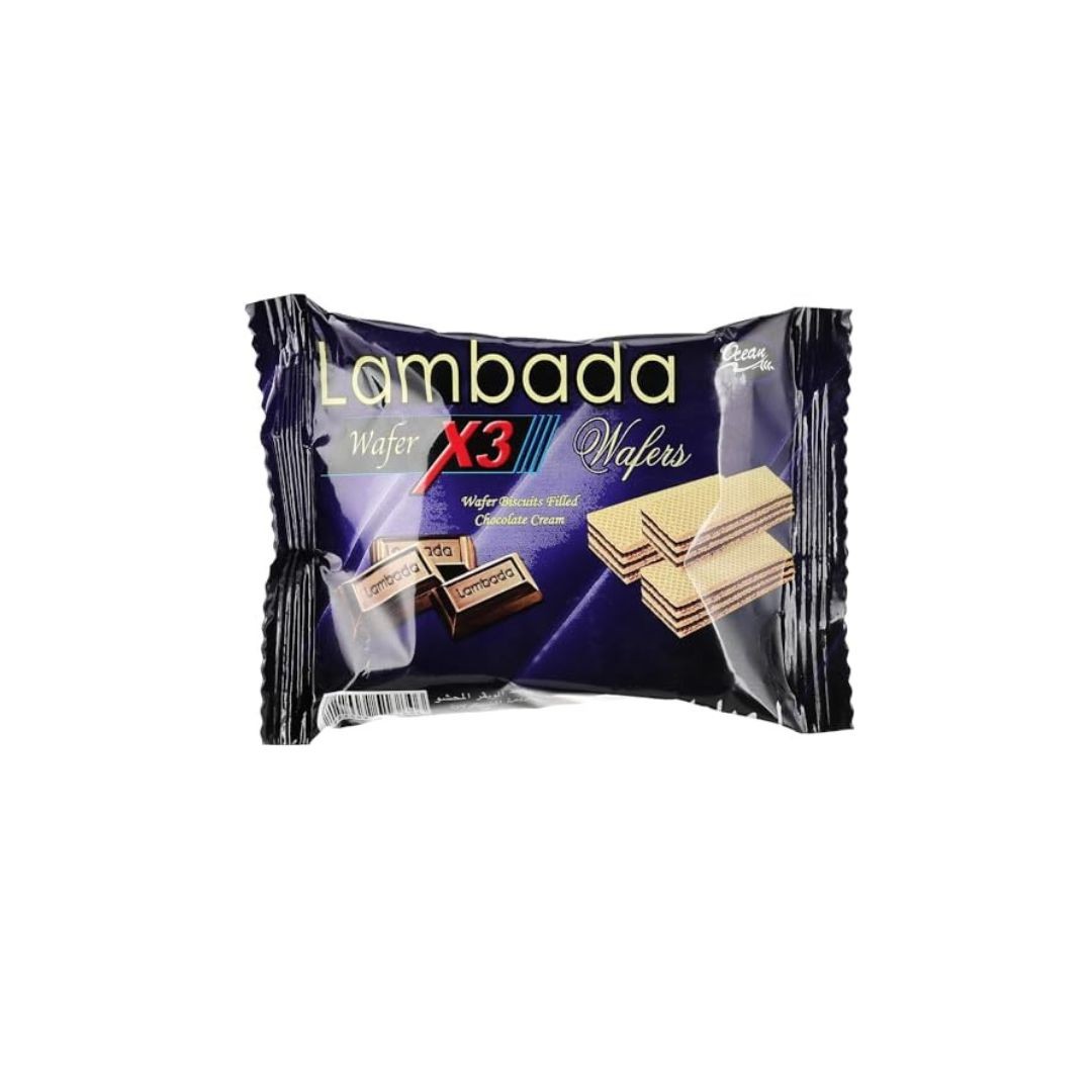 لمبادا ويفرشكولاته 3 جنيه اكس3 8 باكو *10علبه