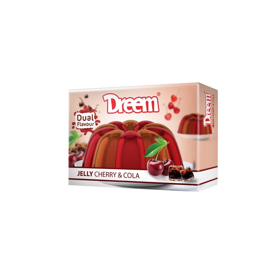 دريم جيلي ميكس كريز وكولا 85 جرام*12 علبه*12 بالته