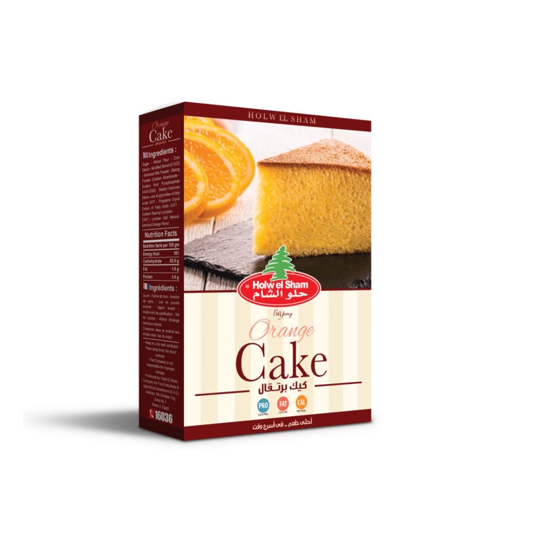 حلو الشام كيك برتقال 400 جرام *24