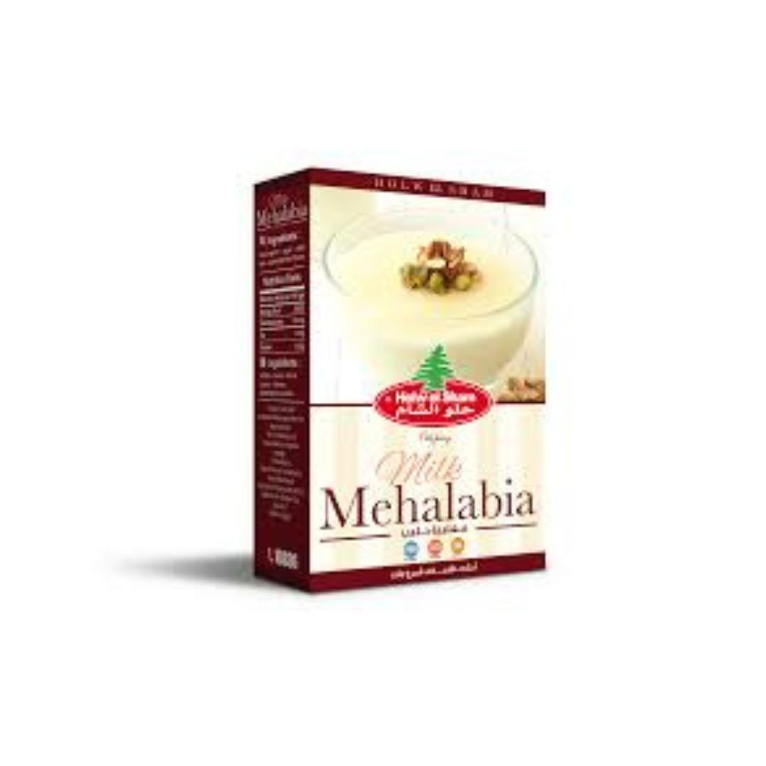 حلو الشام مهلبيه حليب 80 جرام*6قطعه*8بالته